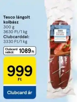 Tesco Tesco lángolt kolbász ajánlat