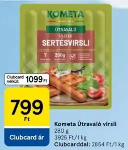 Tesco Kometa Útravaló virsli ajánlat