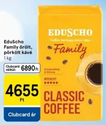 Tesco EduScho Family örölt, pörkölt kávé ajánlat