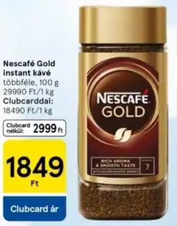 Tesco Nescafé Gold instant kávé ajánlat