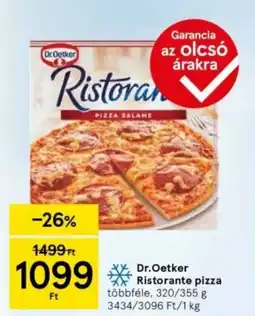 Tesco Dr. Oetker Ristorante pizza ajánlat