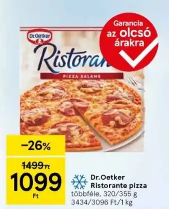 Tesco Dr. Oetker Ristorante pizza ajánlat