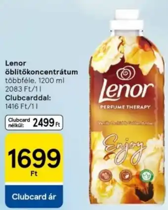 Tesco Lenor öblítőkoncentrátum ajánlat