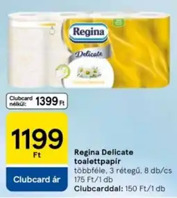 Tesco Regina Delicate toalettpapír ajánlat