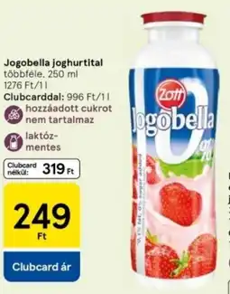 Tesco Jogobella joghurtital ajánlat