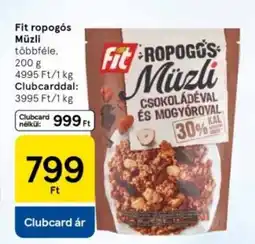 Tesco Fit ropogós Müzli ajánlat