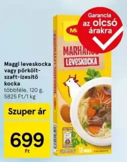 Tesco Maggi leveskocka vagy pörkölt- szaft-ízesítő ajánlat