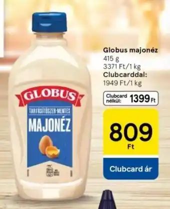 Tesco Globus majonéz ajánlat