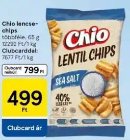 Tesco Chio lencse- chips ajánlat