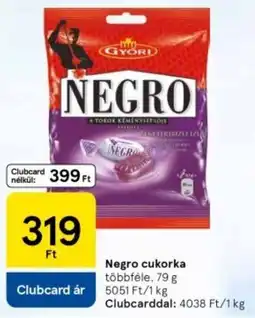 Tesco Negro cukorka ajánlat