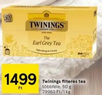 Tesco Twinings filteres tea ajánlat