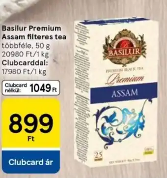 Tesco Basilur Premium Assam filteres tea ajánlat