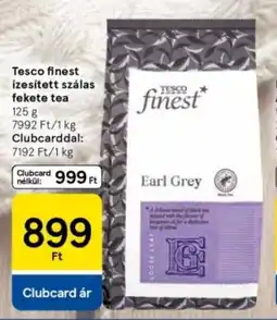 Tesco Tesco finest ízesített szálas fekete tea ajánlat