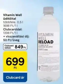 Tesco Vitamin Well Üdítőital ajánlat