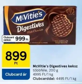 Tesco McVitie's Digestives keksz ajánlat