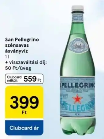 Tesco San Pellegrino szénsavas ásványvíz ajánlat