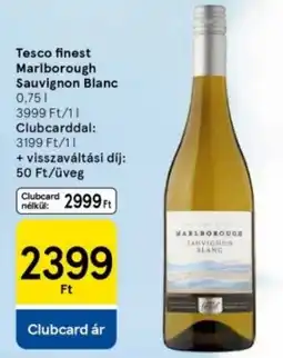 Tesco Tesco finest Marlborough Sauvignon Blanc ajánlat