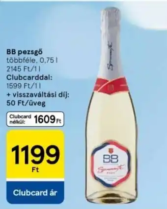 Tesco BB pezsgő ajánlat