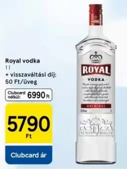 Tesco Royal vodka ajánlat