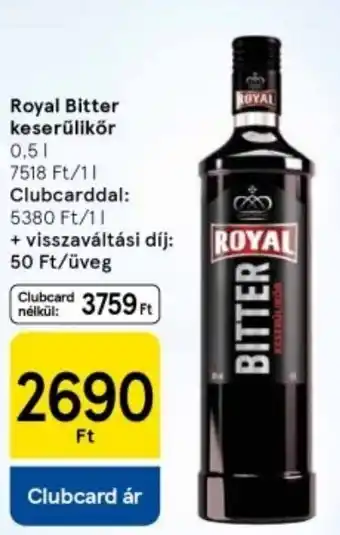 Tesco Royal Bitter keserűlikör ajánlat