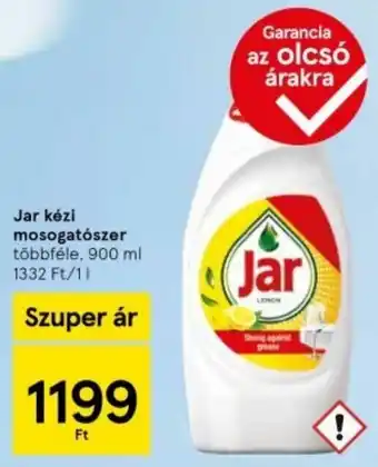 Tesco Jar kézi mosogatószer ajánlat