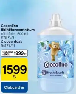 Tesco Coccolino öblítőkoncentrátum ajánlat