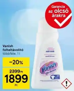 Tesco Vanish folteltávolító ajánlat