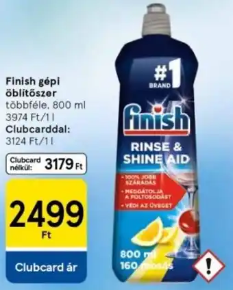 Tesco Finish gépi öblítőszer ajánlat