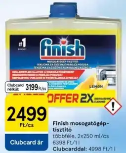 Tesco Finish mosogatógép-tisztító ajánlat