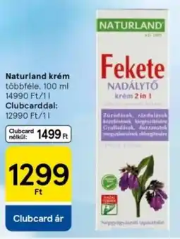 Tesco Naturland krém ajánlat