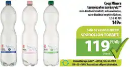 Coop Coop Minera természetes ásványvíz ajánlat