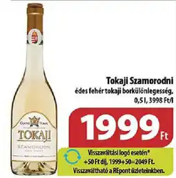 Coop Tokaji Szamorodni ajánlat