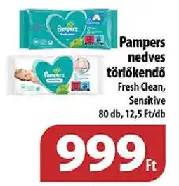 Coop Pampers nedves törlőkendő ajánlat