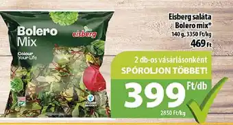 Coop Eisberg saláta Bolero mix ajánlat