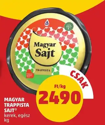 PENNY Magyar trappista sajt ajánlat