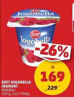 PENNY Zott Jogobella joghurt ajánlat