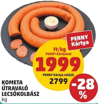 PENNY Kometa útravaló lecsókolbász ajánlat