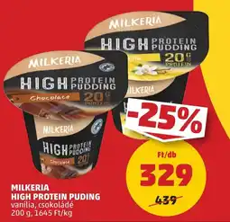 PENNY Milkeria High Protein puding ajánlat