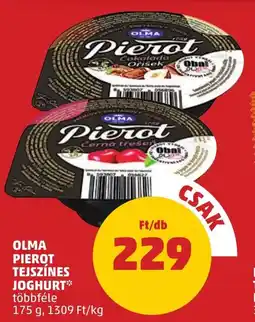 PENNY Olma Pierot tejszínes joghurt ajánlat