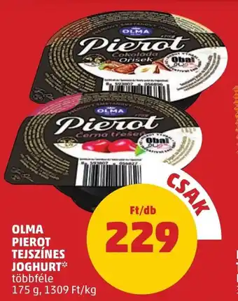 PENNY Olma Pierot tejszínes joghurt ajánlat