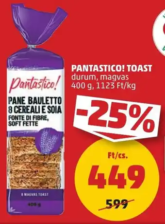 PENNY Pantastico! toast ajánlat