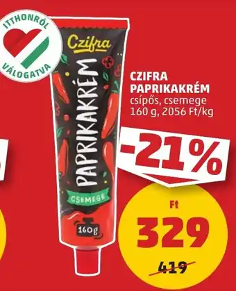 PENNY Czifra paprikakrém ajánlat