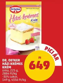 PENNY Dr. Oetker Házi krémes krém ajánlat