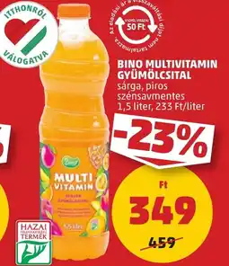 PENNY Bino Multivitamin gyümölcsital ajánlat