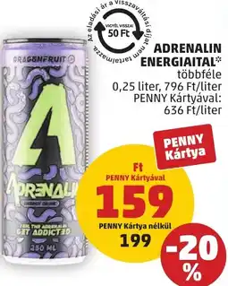 PENNY Adrenalin energiaital ajánlat