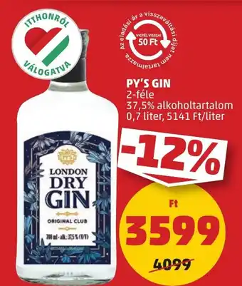 PENNY Py's Gin ajánlat