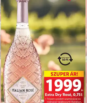 Lidl Italian Rosé Extra Dry ajánlat