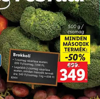 Lidl Brokkoli ajánlat