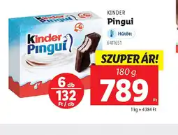 Lidl Kinder Pingui ajánlat