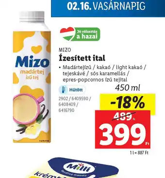 Lidl Mizu Ízesített Ital ajánlat